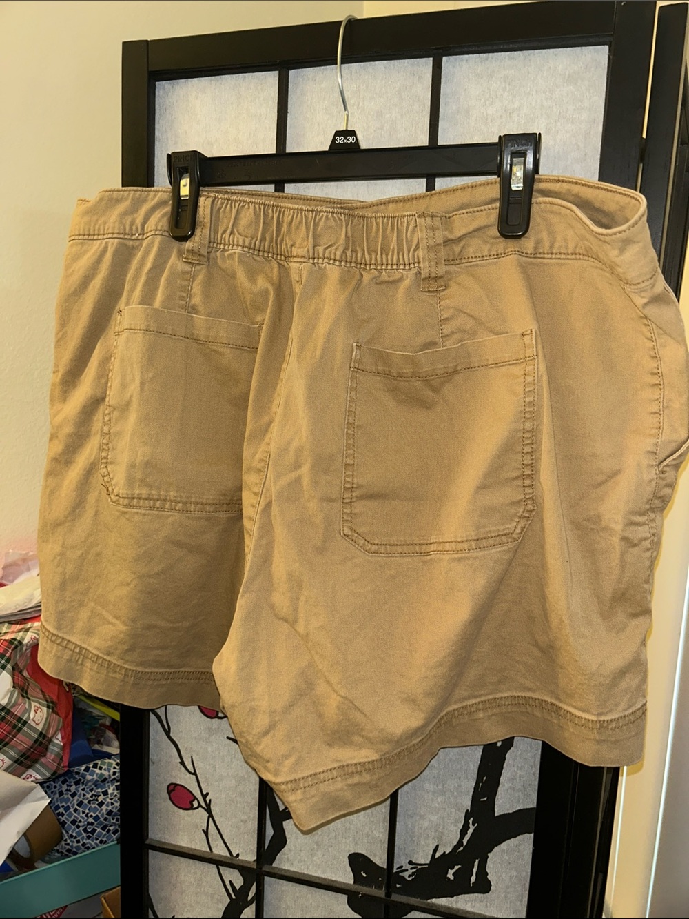 Old Navy Utility Shorts in light Khaki Brown sz 2X - Picture 7 of 11